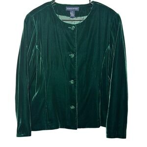Preston & York Green Velvet Blazer